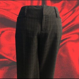 Black Plaid Women’s Dress Pants
